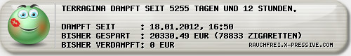 Rauchfrei-Ticker by X-PRESSIVE.COM