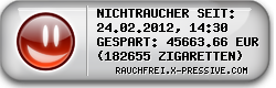 Rauchfrei-Ticker by X-PRESSIVE.COM