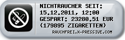 Rauchfrei-Ticker by X-PRESSIVE.COM