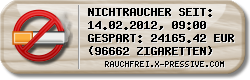 Rauchfrei-Ticker by X-PRESSIVE.COM