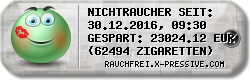 Rauchfrei-Ticker by X-PRESSIVE.COM