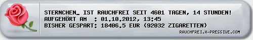 Rauchfrei-Ticker by X-PRESSIVE.COM
